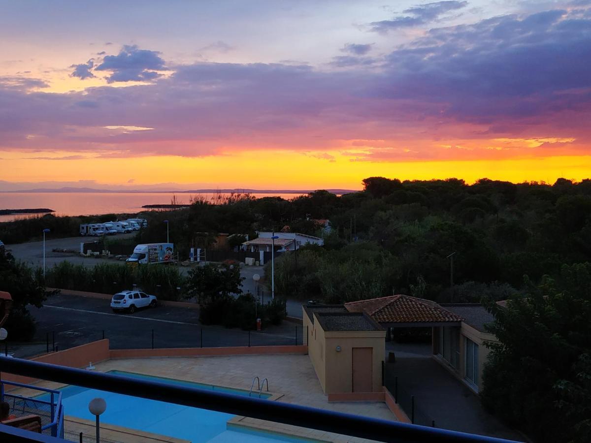 Appartement, Vue Sur Mer, Acces Direct Plage, Piscine Vias Dış mekan fotoğraf
